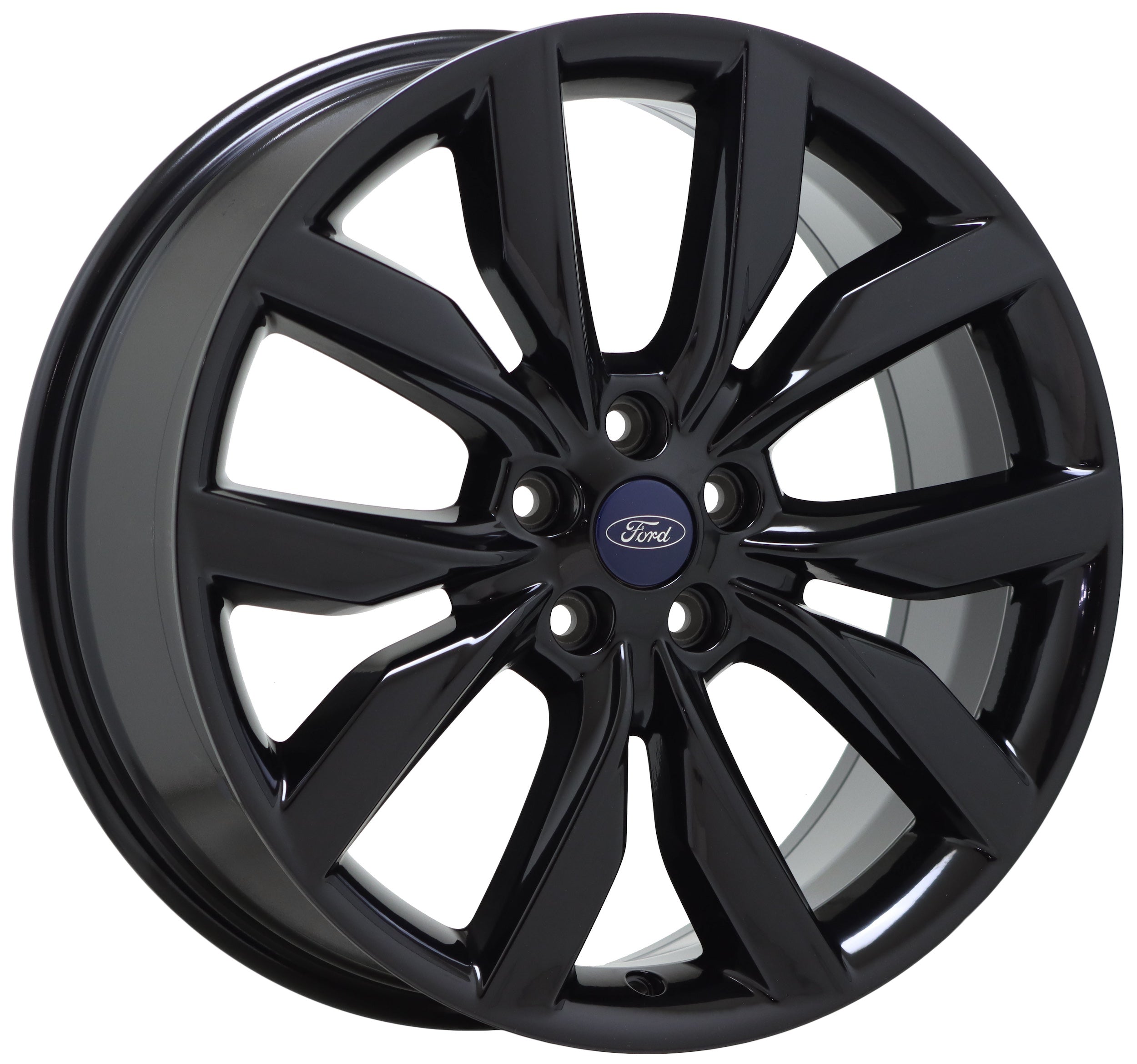 19" Ford Escape Gloss Black wheel rim Factory OEM 2017-2019 single 10112